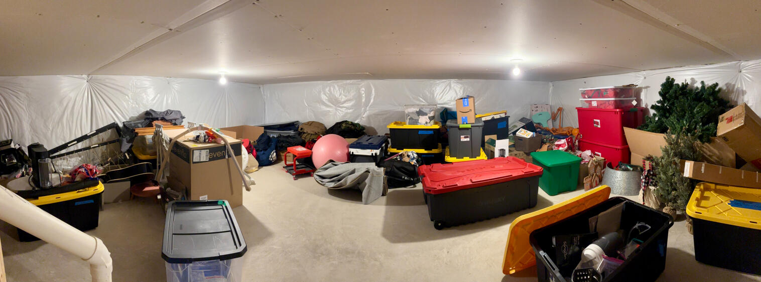 Crawl Space Storage 3